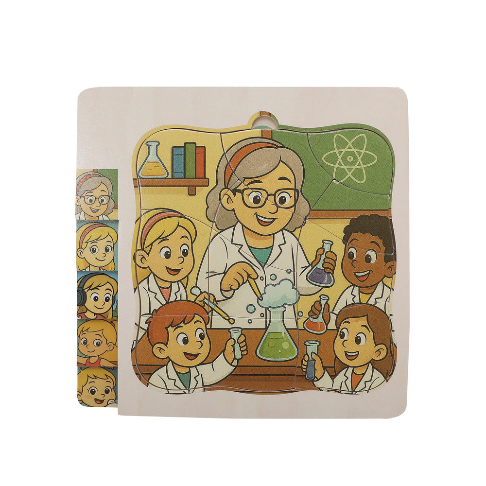 Kinder and Kids Lag-puslespil, Pigeliv