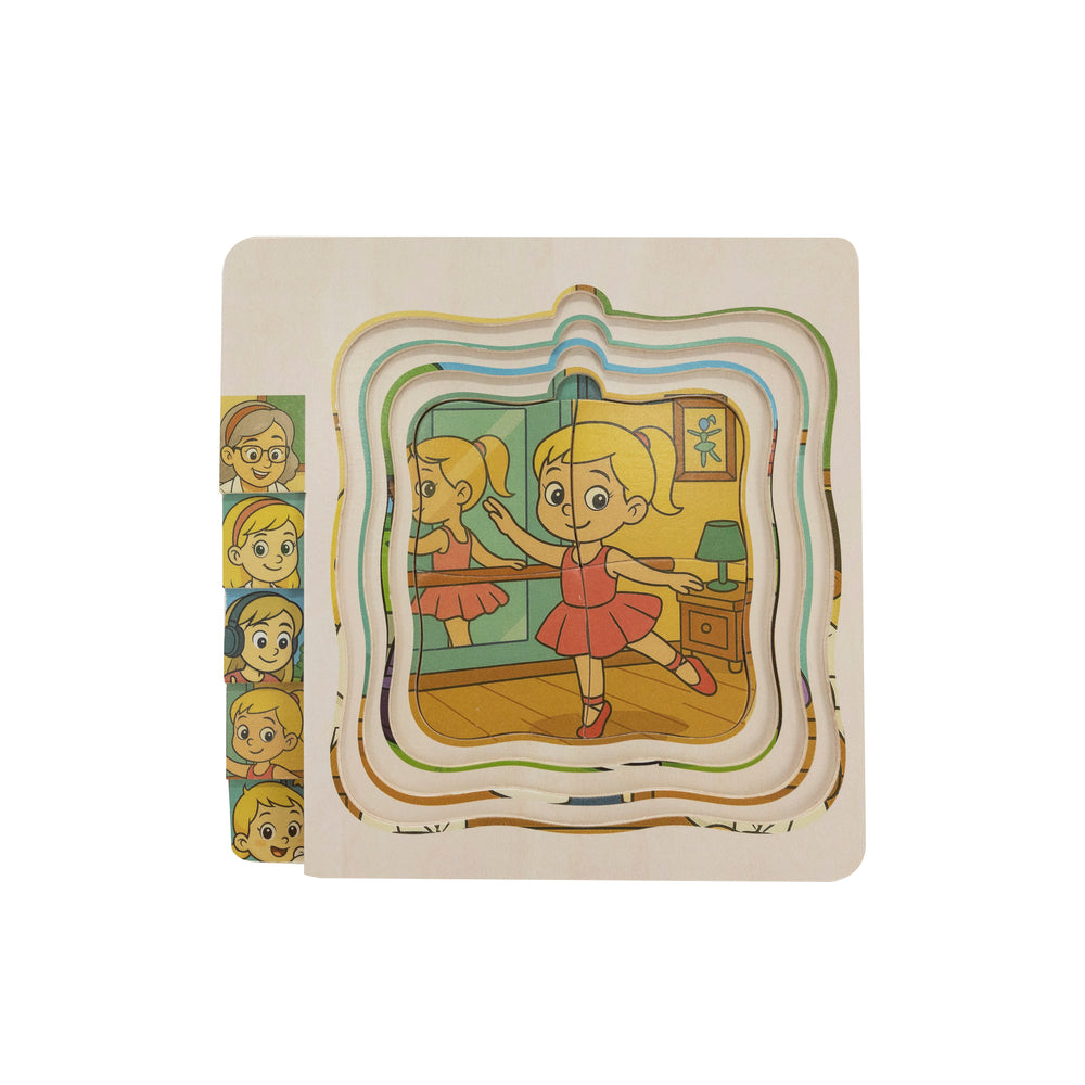 Kinder and Kids Lag-puslespil, Pigeliv