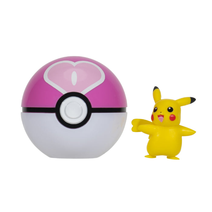 Pokemon clip n go Pikachu with love ball