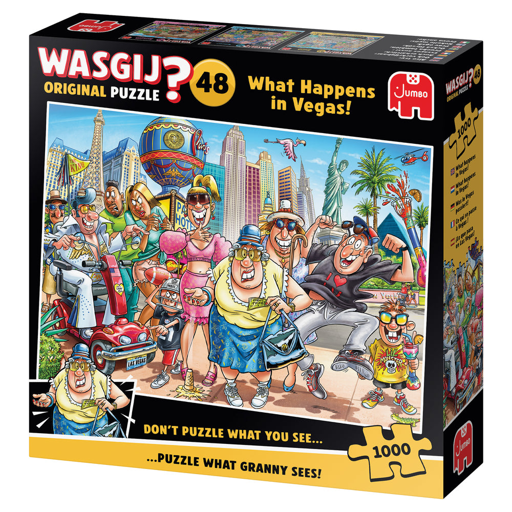 Puslespil Wasgij Original 48 What Happens in Vegas 1000 brik