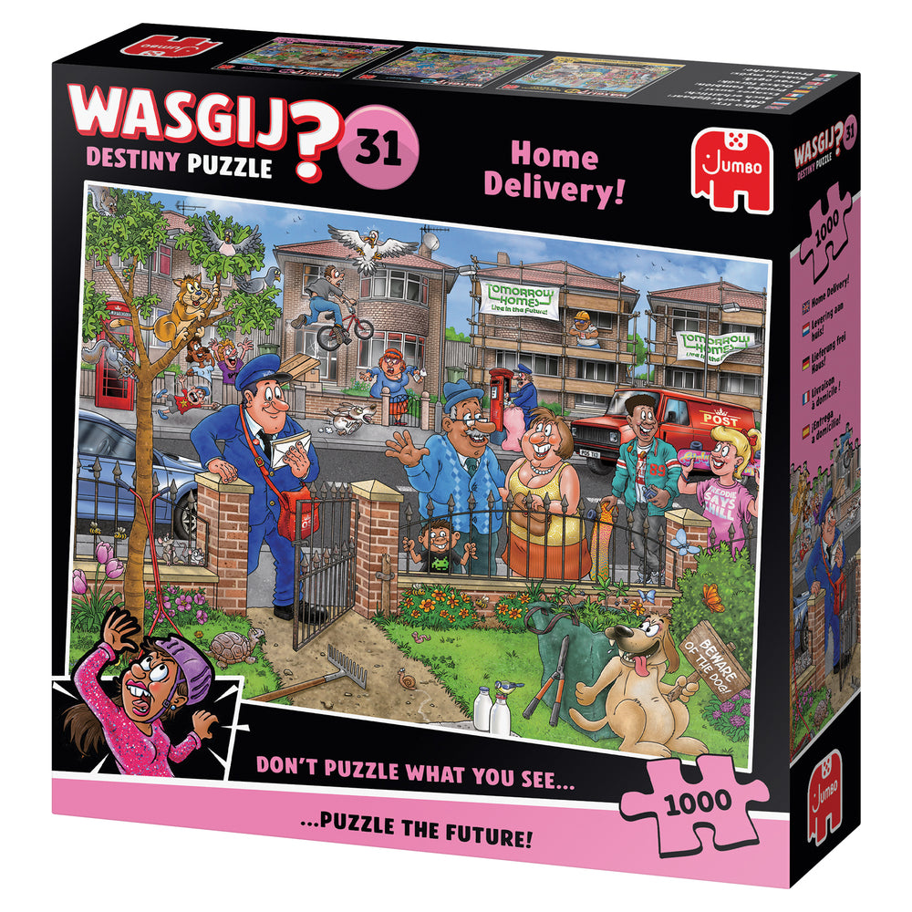 Puslespil Wasgij Destiny 31  Home Delivery! 1000 brikker