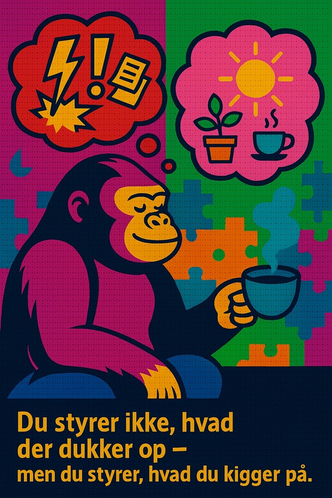 Mentale mini-skift med gorillaen