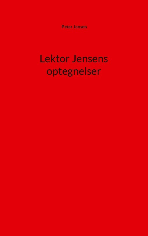 Lektor Jensens optegnelser