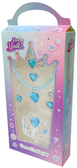 Real UniQ smykkesæt med tiara ass
