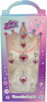Real UniQ smykkesæt med tiara ass