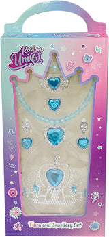 Real UniQ smykkesæt med tiara ass