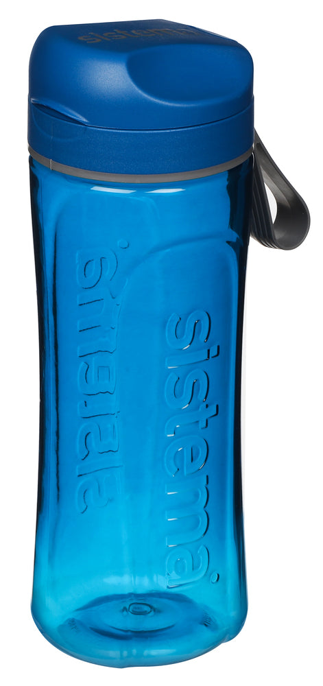 Drikkeflaske Sistema Tritan Swift blå 600ml