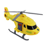 Akutlægehelikopter med lys og lyd