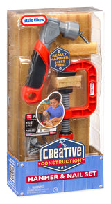 Little Tikes Creative Construction hammer- og sømsæt