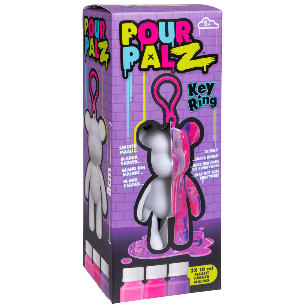 Pour Palz Bear nøglering ass