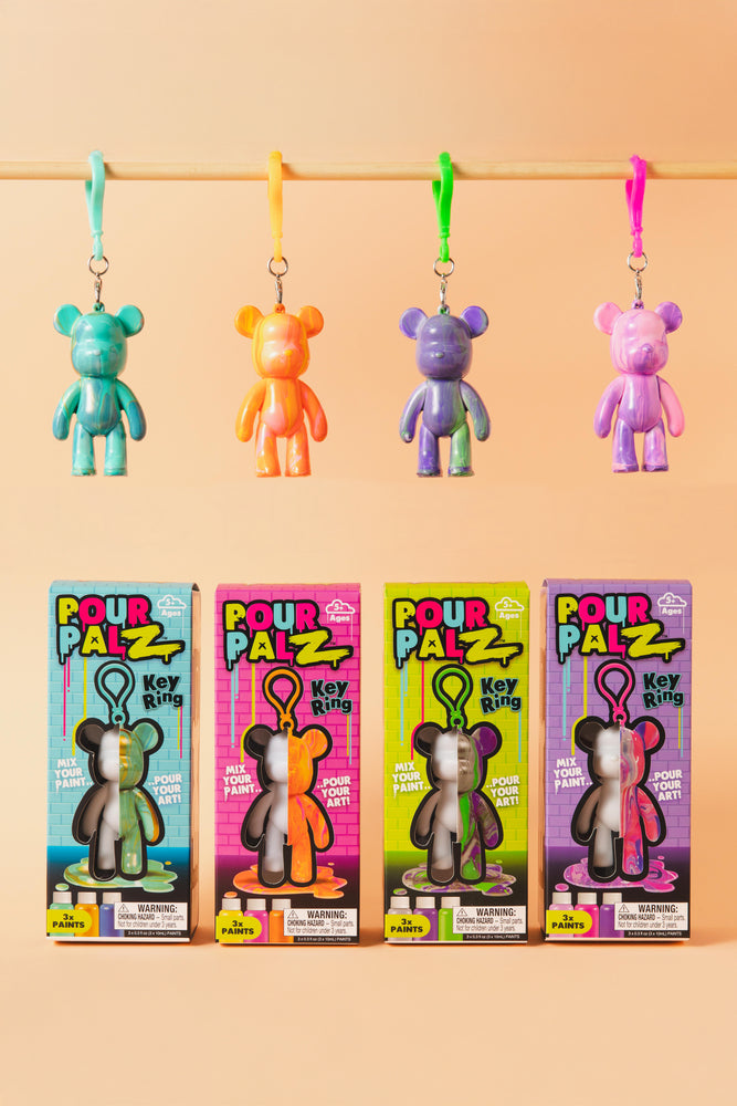 Pour Palz Bear nøglering ass