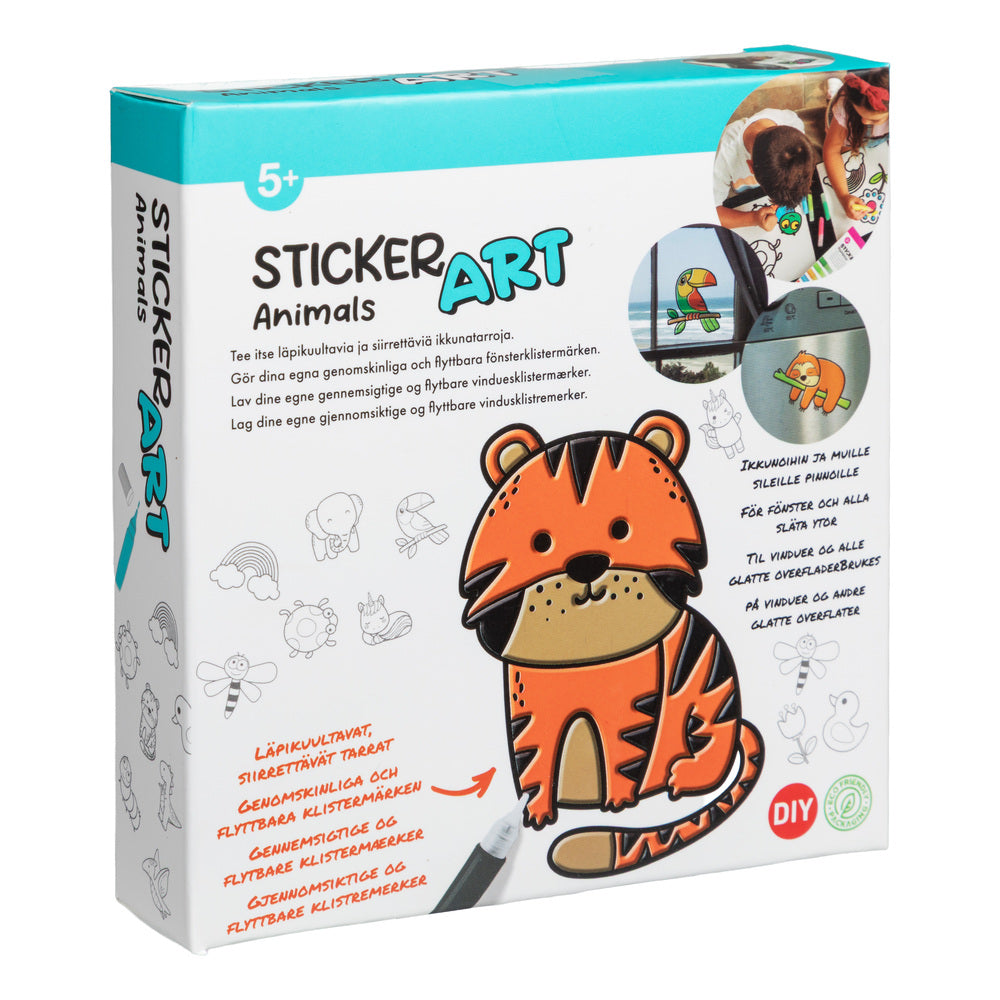 Sticker Art vinduesklistermærker ass