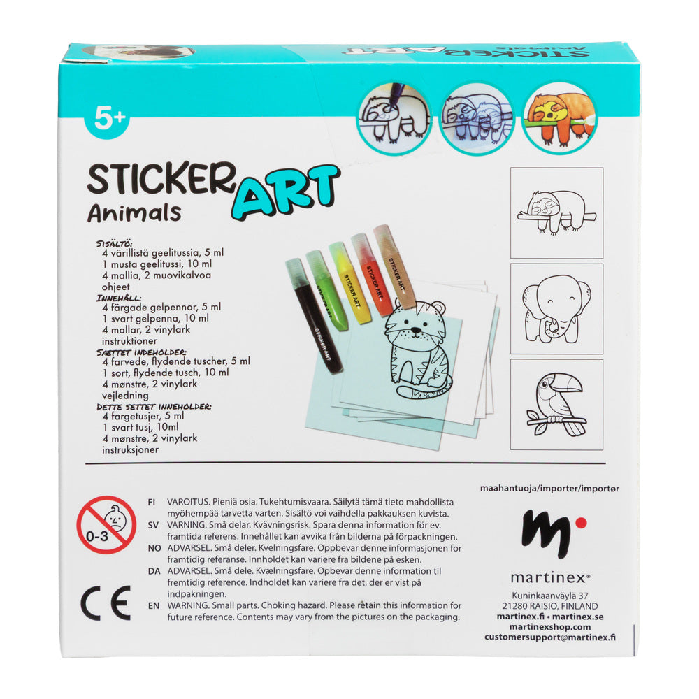Sticker Art vinduesklistermærker ass