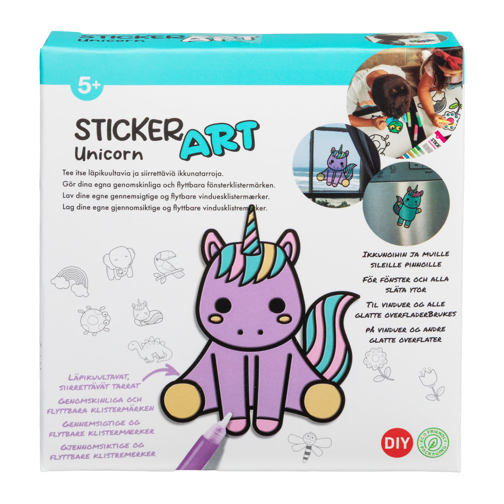 Sticker Art vinduesklistermærker ass