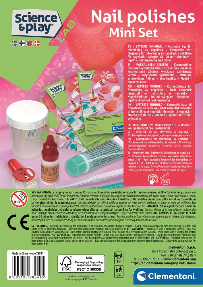 Clementoni Mini laboratorium - Negle