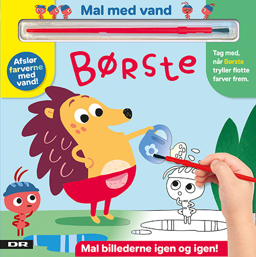 D2 Minisjang - Mal med vand - Børste