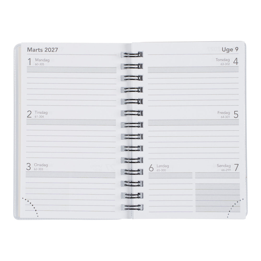 Spiralkalender 2027 Uge Mini