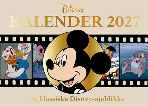 Disney kalender 2027 - 365 klassiske Disney-øjeblikke