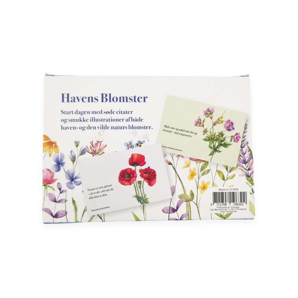 Citat Evigheds Afrivningskalender Blomster 366 Dage