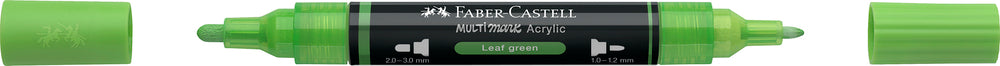 Multimarker Akryl Faber Castell SP 112 Leaf Green m. 2 spids