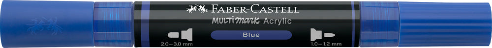 Multimarker Akryl Faber Castell SP 120 Blue m. 2 spids