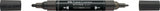 Multimarker Akryl Faber Castell SP 199 Black m. 2 spids