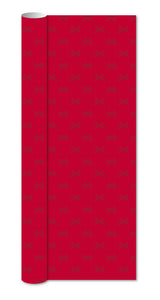 Gavepapir Rød M/Sløjfer Prikker 3 M X 70 Cm