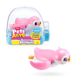 Pets alive swimming penguin ass