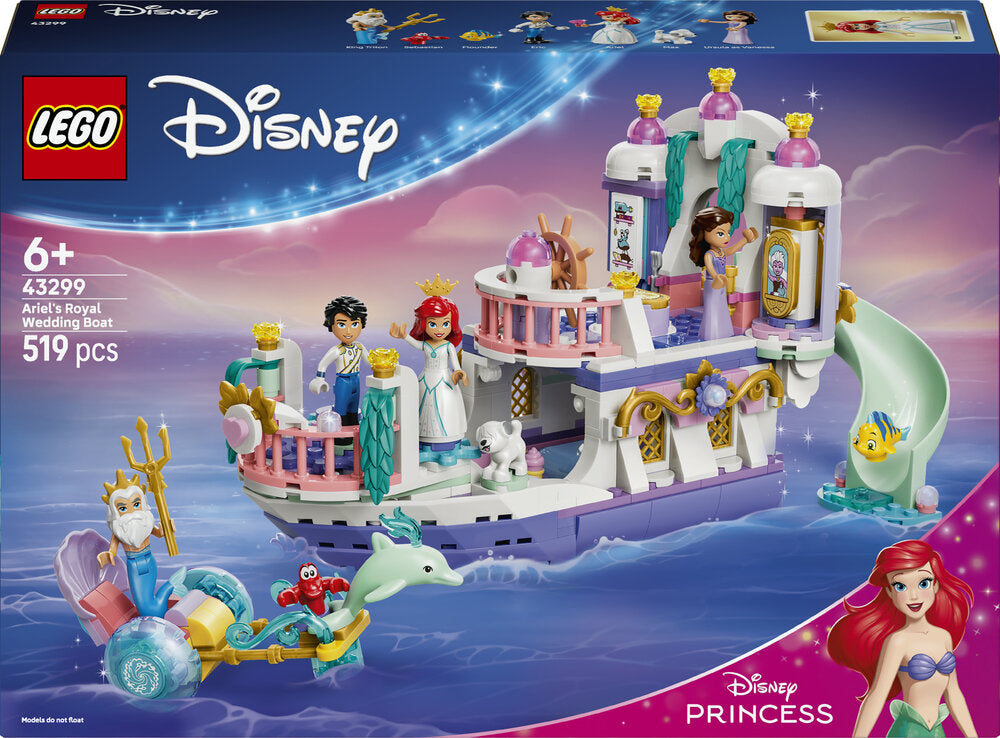 43299 LEGO Disney Ariels royale bryllupsbåd