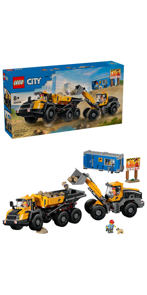60494 LEGO City Frontlæsser og lastbil med tippelad