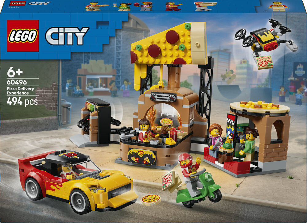 60496 LEGO City Pizzeria med udbringningsfartøjer