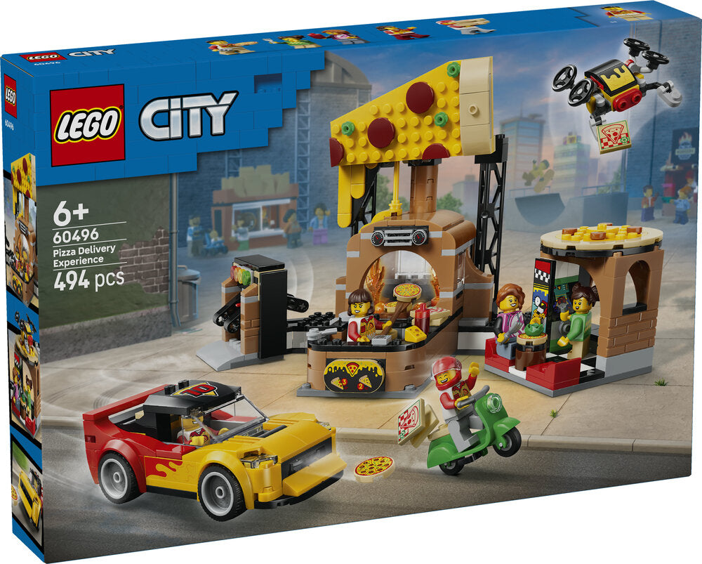 60496 LEGO City Pizzeria med udbringningsfartøjer