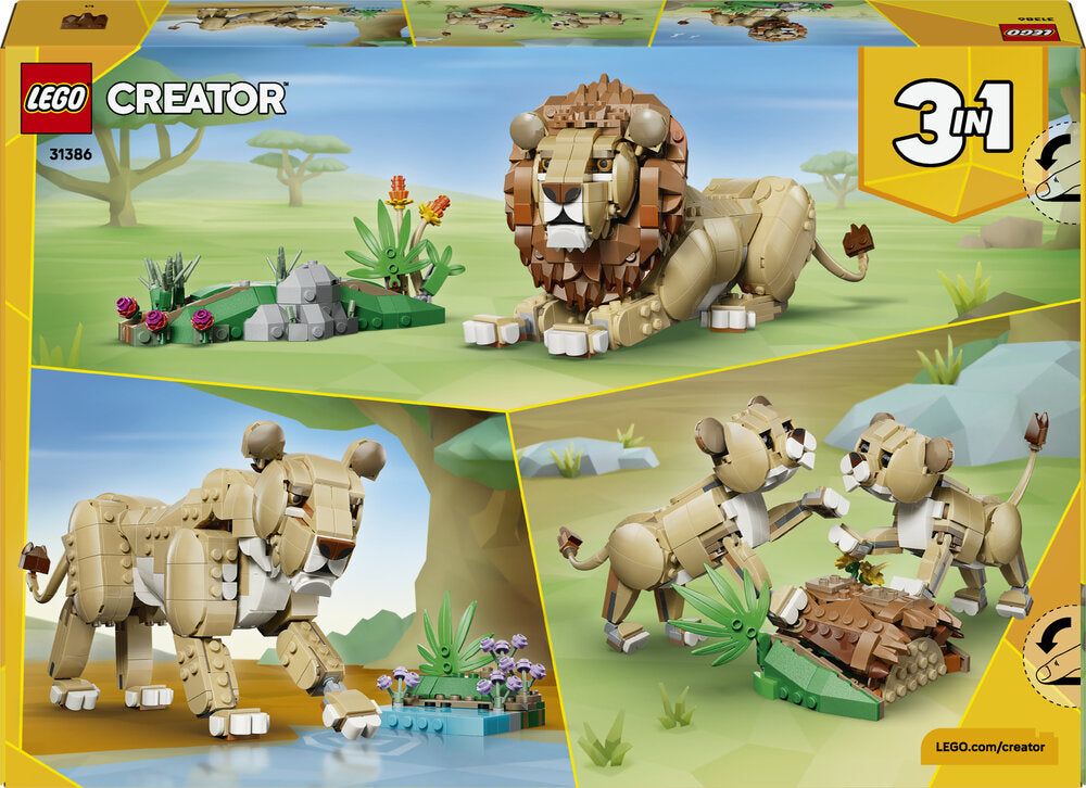 31386 LEGO Creator Vilde dyr: Majestætisk løve