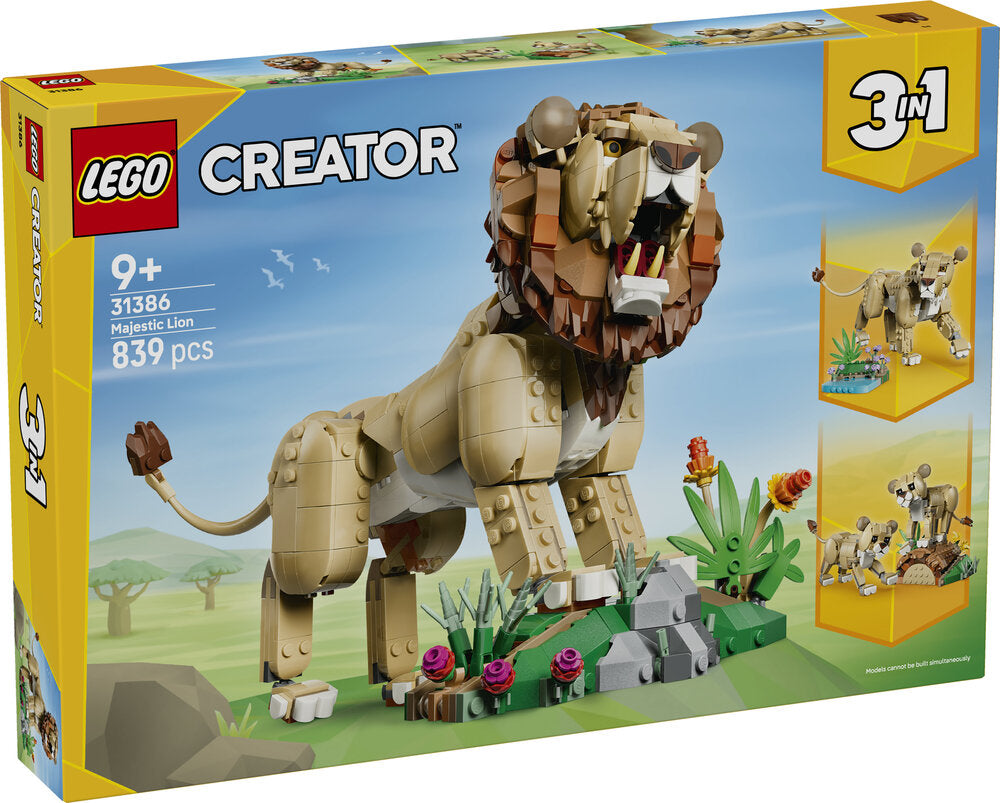 31386 LEGO Creator Vilde dyr: Majestætisk løve