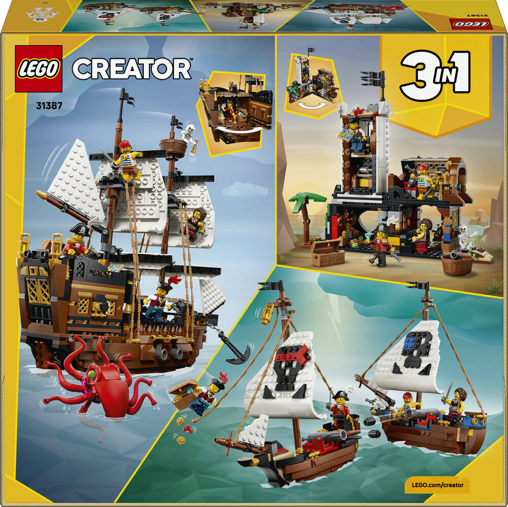 31387 LEGO Creator Ikonisk piratskib