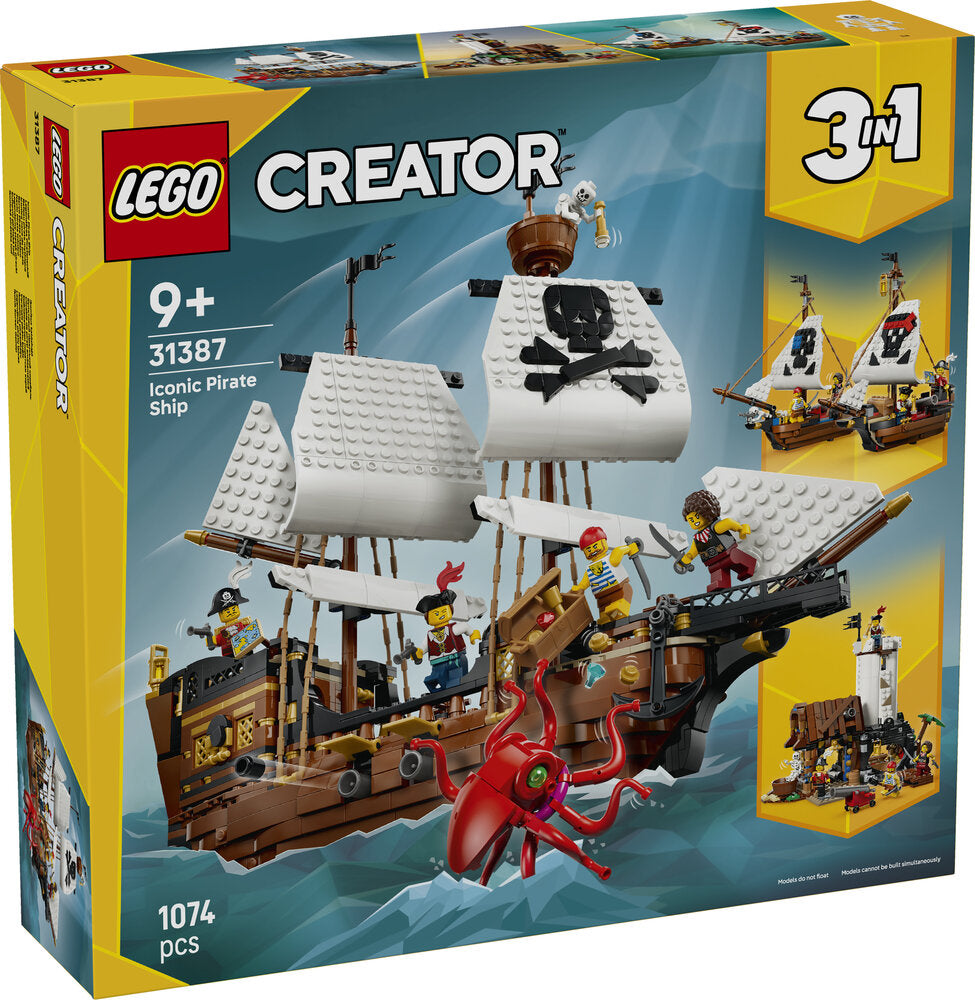 31387 LEGO Creator Ikonisk piratskib