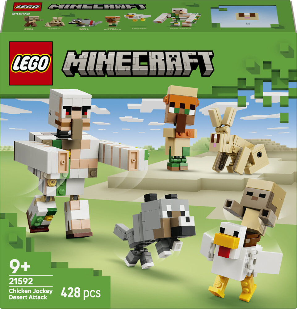 21592 LEGO Minecraft Hønsejockey-ørkenangreb