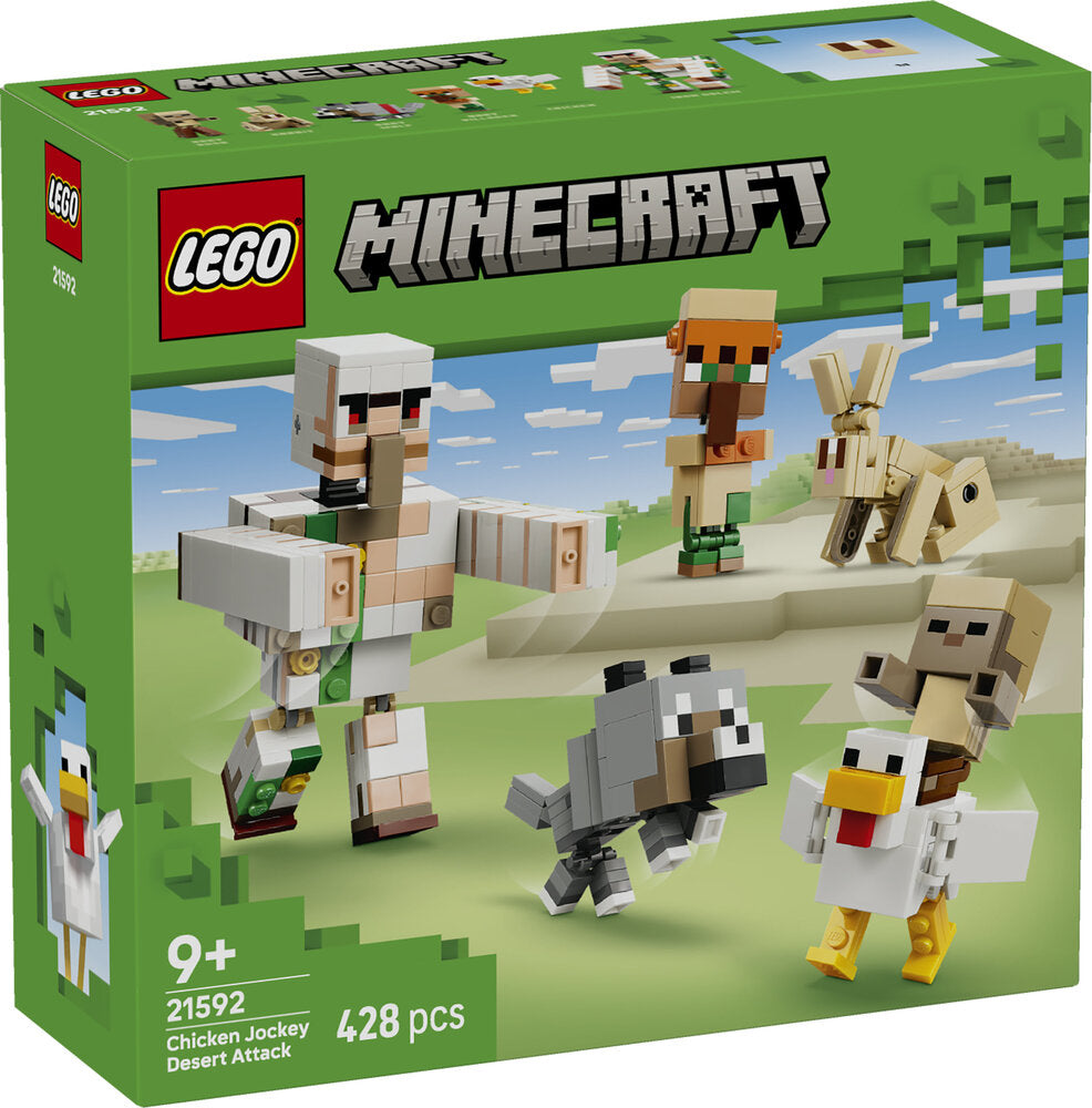 21592 LEGO Minecraft Hønsejockey-ørkenangreb