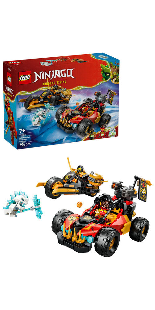 71864 LEGO Ninjago Kai og Coles kombi-køretøjer