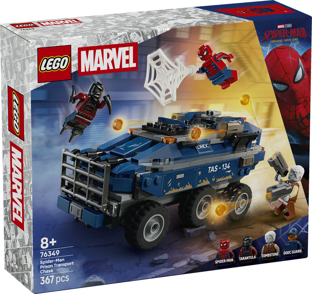 LEGO Super Heroes 76349 Spider-Mans fængselstransport-jagt
