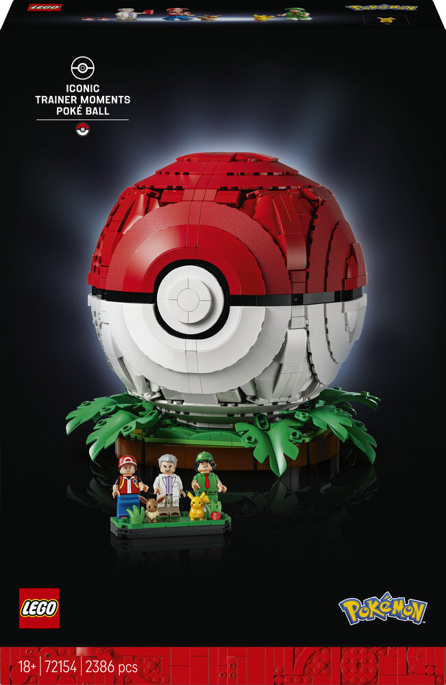 72154 LEGO Pokémon Ikoniske Træner-øjeblikke: Poké Ball