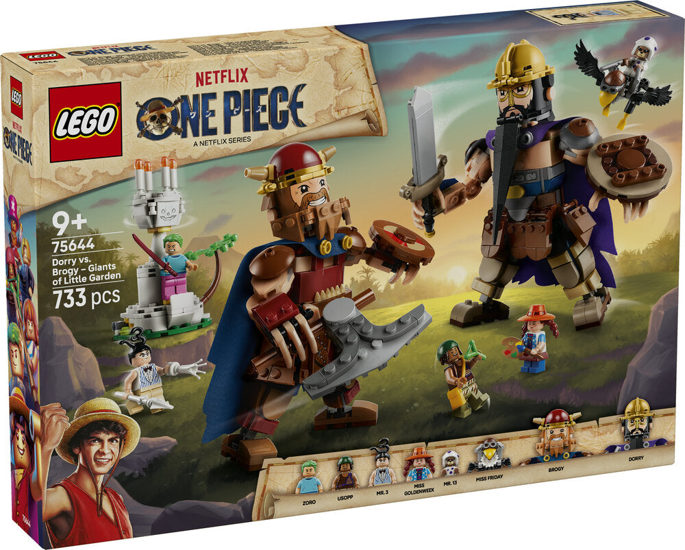 75644 LEGO ONE PIECE Dorry mod Brogy – giganterne i Little Garden