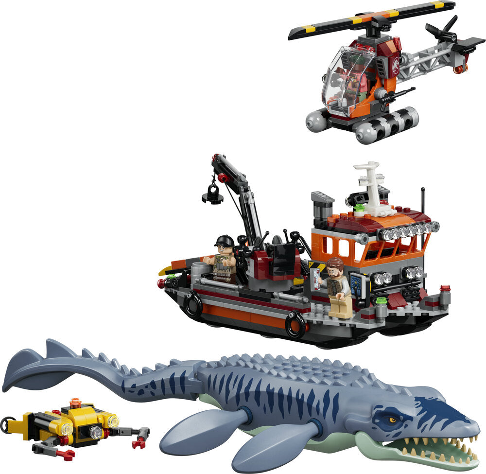 77983 LEGO Jurassic World Mosasaurus-dinosaurens bådangreb