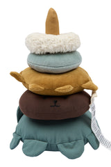 Fabric Stack Tower - Bear