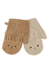 Bath Mitts - Bear and Bunny