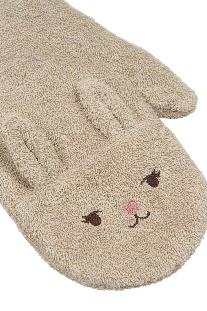 Bath Mitts - Bear and Bunny