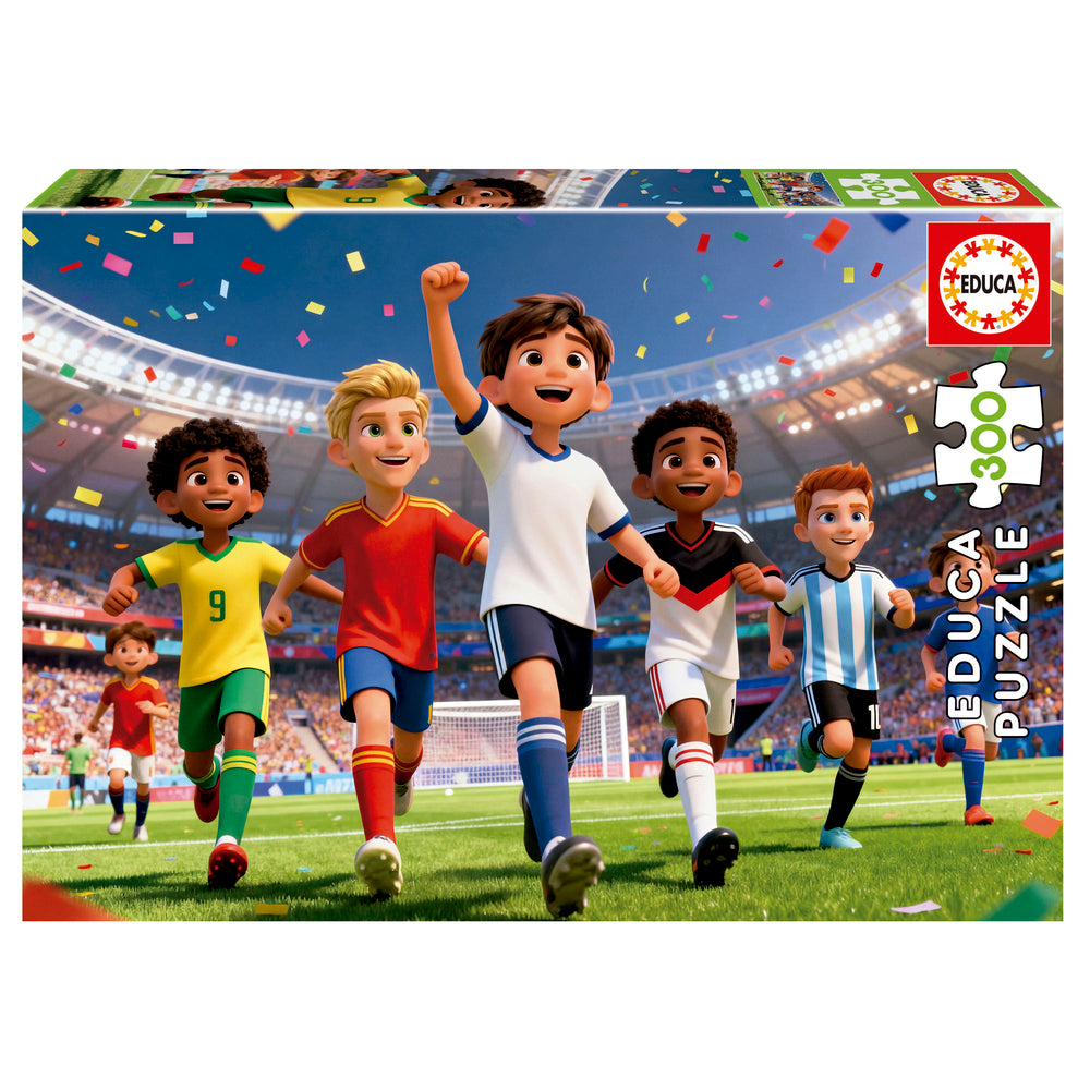 Puslespil Educa Soccer World 300 Brikker