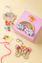 Broderi træfigurer Mini DIY Kit ass. Motiver