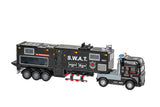Die-cast S.W.A.T truck anhænger, lys og lyd