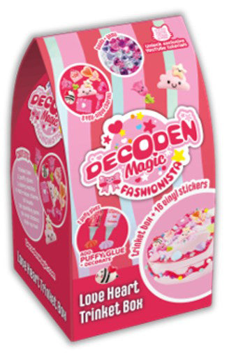Decoden Magic mini trinket box love
